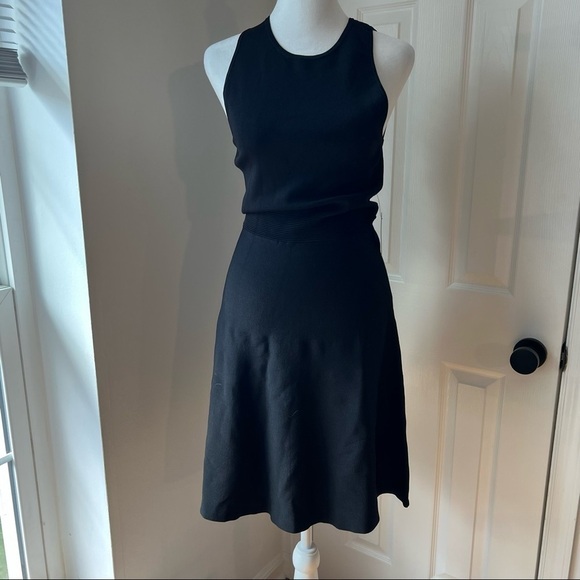 EXPRESS Sleeveless Fit & Flare Sweater Dress - Picture 5 of 11